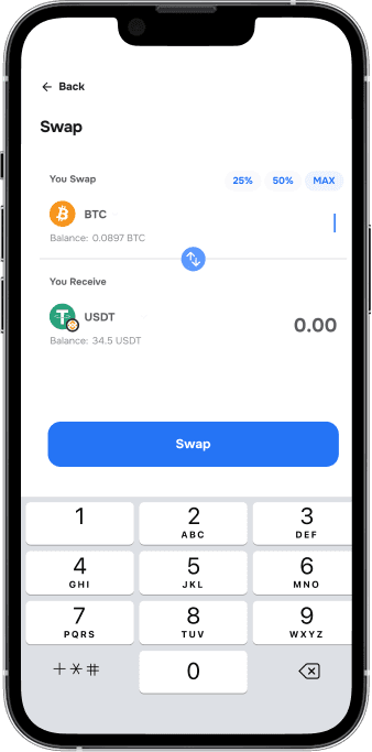 Nazza Swap Interface